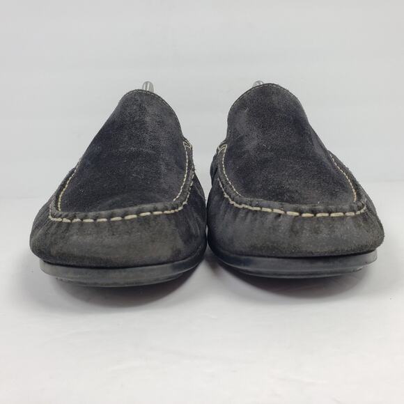 Mephisto Cool-Air Mens Size 10 Black Suede Slip On Casual Driving Loafer Shoes main image 6